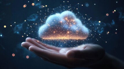 data exchange digital technology background software development cloud computing business intelligen