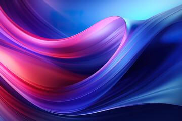 Wall Mural - Incredible Abstract image of vibrant flowing lines in shades of purple pink and blue