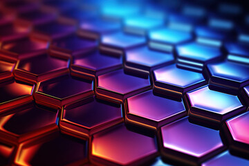 Wall Mural - Gorgeous Abstract background Abstract hexagon background Abstract 3D background Abstract hexagons