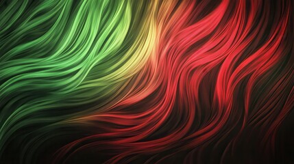 Wall Mural - Smooth gradient background blending green and red tones, perfect for creating a modern and vibrant design. This colorful backdrop is ideal for various projects