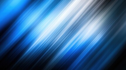 Wall Mural - abstract blue and white motion background with blurred stripes
