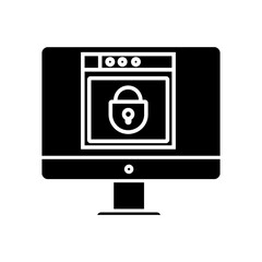 Wall Mural - password icon vector. protection illustration sign. security symbol or logo.