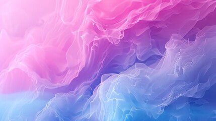 Wall Mural - abstract pink and blue background with a soft, dreamy feel.