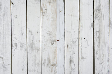 Wall Mural - Rustic white wooden plank texture background for design inspiration