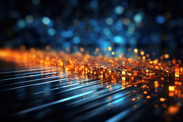 Exceptional Abstract technology big data background concept