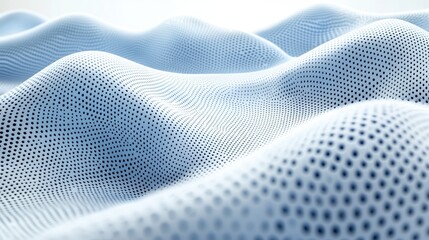 Wall Mural - abstract blue waves: digital texture and futuristic design. a captivating exploration of digital art