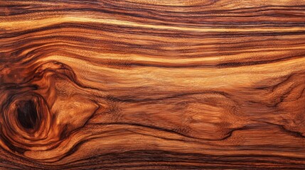 Wall Mural - Close-up of rich, textured wooden surface with natural patterns