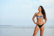 © zhagunov_a - Beautiful woman in bikini on the beach