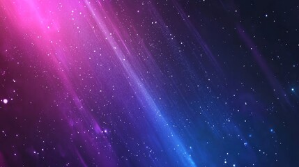 Wall Mural - Cosmic Nebula: A Vivid Symphony of Purple and Blue