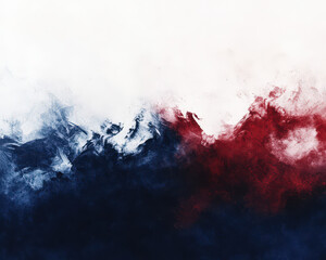 Wall Mural - A blue and red line with white background