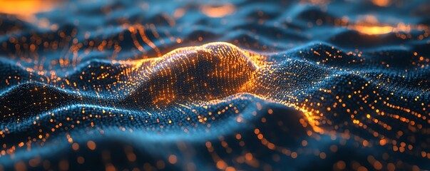 Aufkleber - A futuristic AI brain concept, with interconnected neural networks and radiant light pathways, representing the exponential growth and development of artificial intelligence