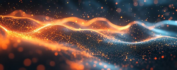 Aufkleber - A futuristic AI brain concept, with interconnected neural networks and radiant light pathways, representing the exponential growth and development of artificial intelligence
