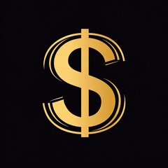 Wall Mural - Dollar logo on isolated background