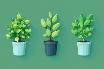 Wall Mural - minimalist eco-friendly sustainability icons collection with clean lines and modern design for envir