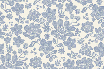 vintage floral ethnic tapestry modern embroidery texture boho design vector illustration hand drawn 