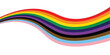 © Rafaj Stock - Pride Rainbow Flag Illustration Isolated on White Background. Vector Banner Template for Pride Month.