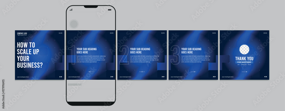 Linkedin carousel post design, Editable social media Instagram carousel ...