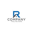 © Mas - logo design with the R icon for a modern house