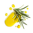 © betterpick|Art - Fresh rosemary sprig in olive oil splash