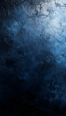 Poster - Abstract black-to-blue gradient background transitioning smoothly  -