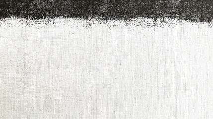 Fototapete - A unique overlay of black and white paint creates an abstract texture on a canvas, showcasing a minimalist style that emphasizes simplicity in design