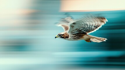 Wall Mural - a bird flying with wings spread wide