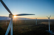 © MACO - Wind farm in Scandinavia producing renewable wind energy. Finland