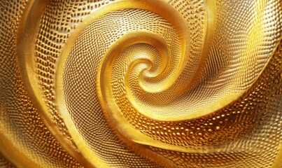 Wall Mural - A beautiful gold-infused abstract pattern that could be used for design elements or as a background. Swirling, textured and modern.