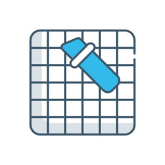 Cutting mat vector icon