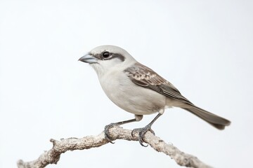 Wall Mural - A small bird sits comfortably on the top of a tree branch, enjoying its surroundings