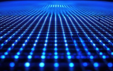A futuristic digital grid background with glowing blue lines and subtle depth for tech-related projects