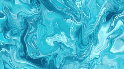 Wall Mural - cyan random painted background