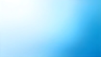 Poster - A softly blurred gradient background transitions seamlessly from white to blue, evoking a sense of tranquility and creativity. Perfect for modern, minimalist designs and serene visual concepts