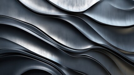 Wall Mural - abstract metal background as background
