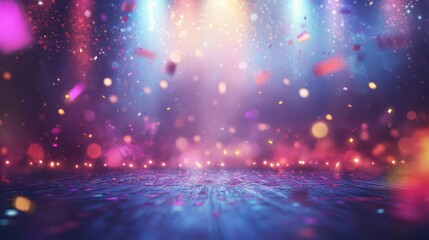 Wall Mural - birthday party background