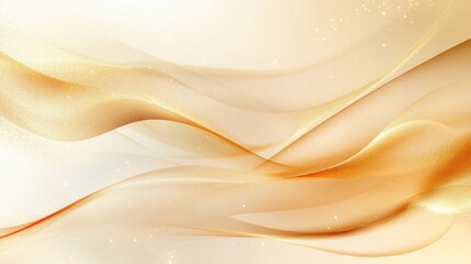 Wall Mural - Abstract background. Party, Celebration or special birthday background with golden shiny glitters or ribbon falling in gradient background. Creative and Modern design in illustration.