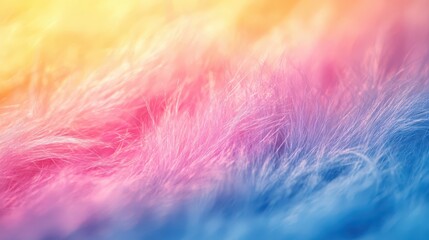 Wall Mural - fuzzy pink blue yellow background gradient