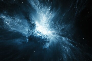 Wall Mural - Cosmic Nebula: A Celestial Explosion of Light and Color