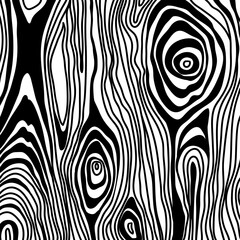 Wall Mural - Hand Drawn Wood Texture Lined