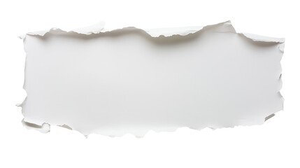 white torn paper texture with ripped edges for background design - ideal for mockups and layouts on 