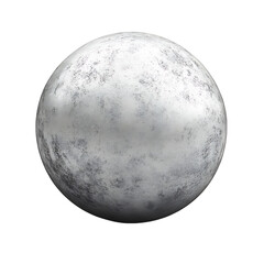 ball isolated on white background full depth of field