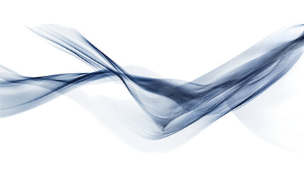 Abstract colour wave isolated on white background