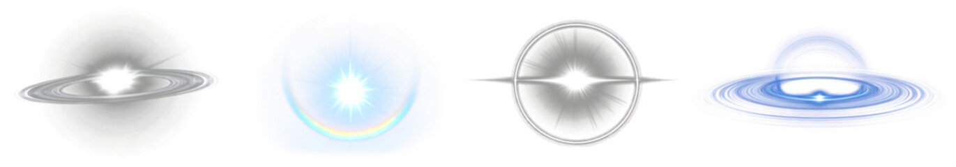 Canvas Print - png light effect, element set on transparent background