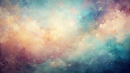 Wall Mural - dreamlike celestial canvas a whimsical blend of hues and textures evoking serenity and wonder