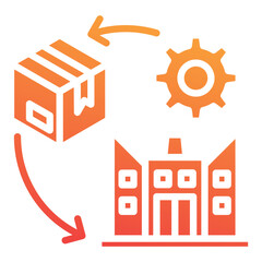 Poster - Supply Chain Icon