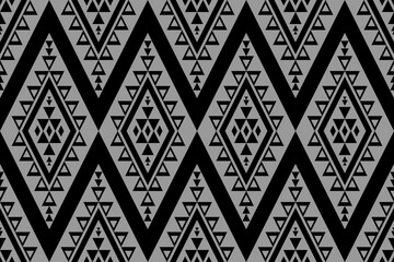 Wall Mural - Geometric ethnic seamless pattern traditional. American, Mexican style. Aztec tribal ornament print. Design for background, illustration, fabric, clothing, carpet, batik, embroidery.