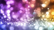 © Mavita - Soft dreamy bokeh defocused light with purple orange glowing sparkle in magical glitter background with blur effect