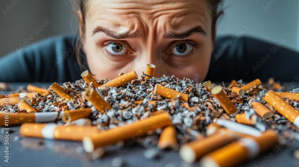 Smoking Addiction: A Serious Health Issue Stock Photo | Adobe Stock