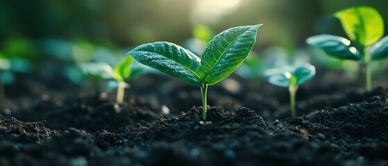 Aufkleber - CO2 emission reduction strategies in business, sustainable corporate solutions for carbon offset, environmental impact, green business