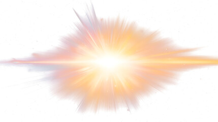 Wall Mural - the image features a bright, radiant light burst emanating from the horizon line, symbolizing hope a